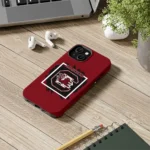 south-carolina-gamecocks-brush-square-garnet-phone-case-best-selling.webp