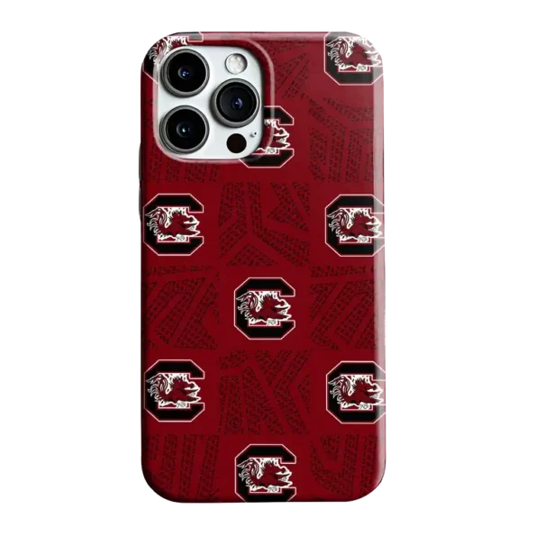 south carolina gamecocks chevron squares garnet phone case best selling