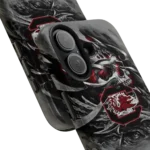 south-carolina-gamecocks-skull-blades-garnet-gray-phone-case-best-selling.webp