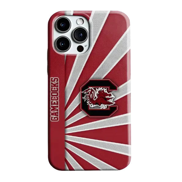 south carolina gamecocks sunburst rays garnet phone case best selling