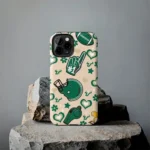 south-florida-bulls-helmet-hearts-green-cream-phone-case-best-selling.webp