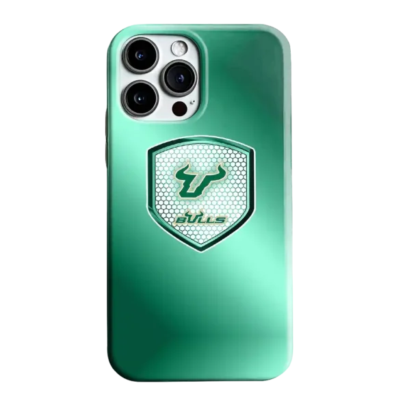 south florida bulls shield mesh green phone case best selling