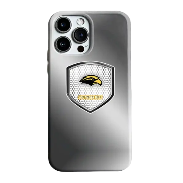 southern miss golden eagles shield mesh black phone case best selling