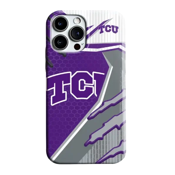 tcu horned frogs armor streaks purple phone case best selling