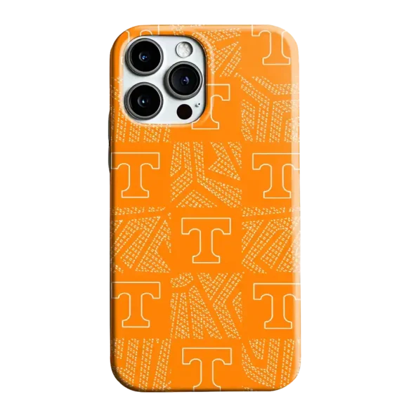 tennessee volunteers chevron squares orange phone case best selling