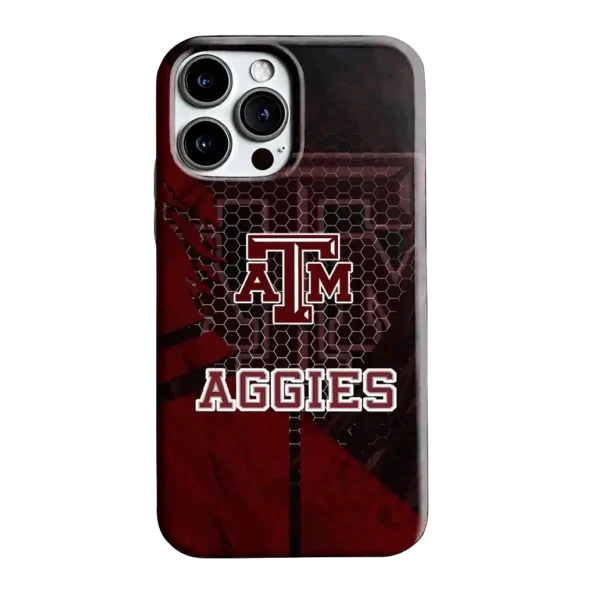 texas am aggies web overlay maroon phone case best selling