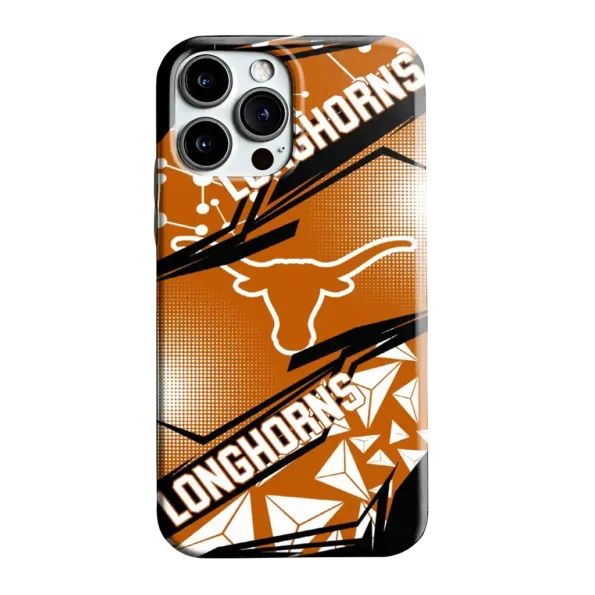 texas longhorns jagged flash orange black phone case best selling