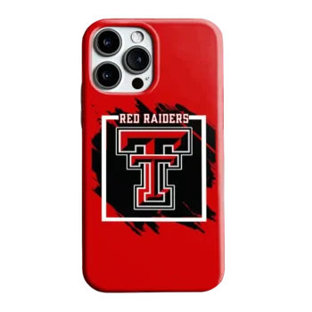 Texas Tech Red Raiders Brush Square Red Phone Case