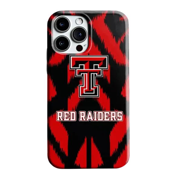 texas tech red raiders chevron zigzag red phone case best selling