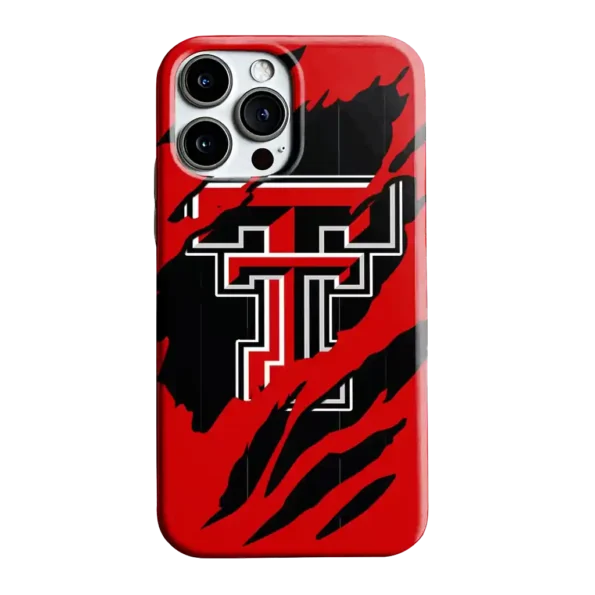 texas tech red raiders claw scar red black phone case best selling