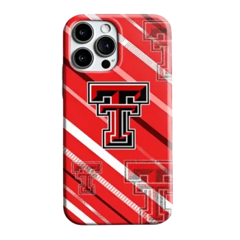 Texas Tech Red Raiders Linear Stripes Red Phone Case