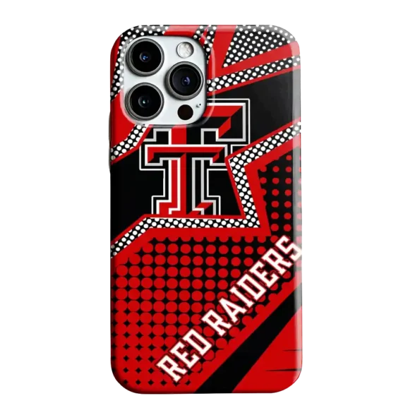 texas tech red raiders star outline red phone case best selling