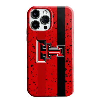 Texas Tech Red Raiders Textured Stripe Red Phone Case