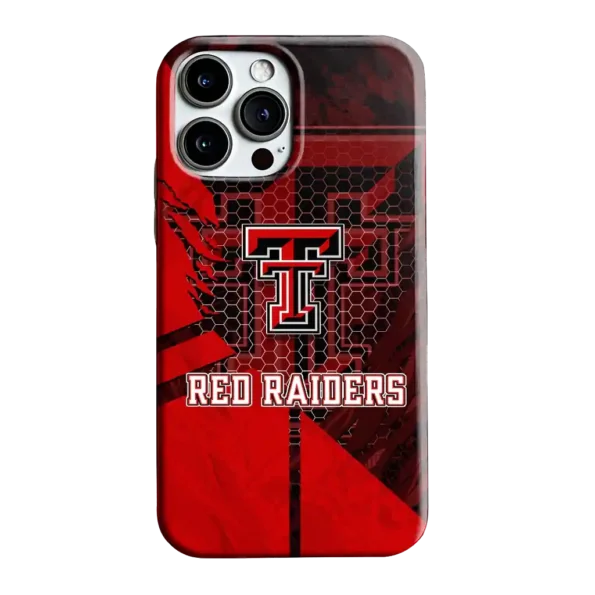 texas tech red raiders web overlay red phone case best selling