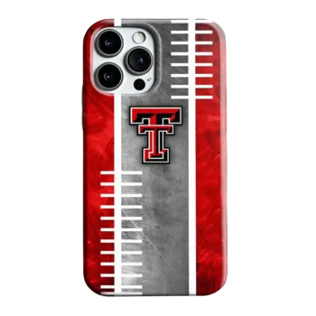 Texas Tech Red Raiders Yard Markers Red Gray Phone Case