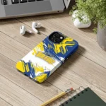 toledo-rockets-brushstroke-clash-blue-white-phone-case-best-selling.webp