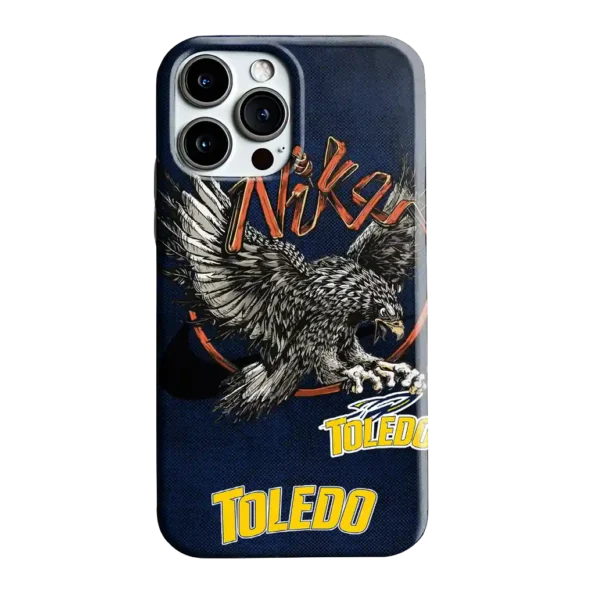 toledo rockets eagle soar blue phone case best selling