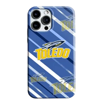 Toledo Rockets Linear Stripes Blue Phone Case