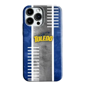 Toledo Rockets Yard Markers Blue Gray Phone Case