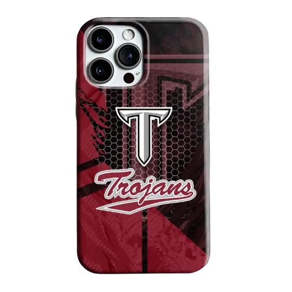 troy trojans web overlay red phone case best selling