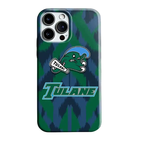 tulane green wave chevron zigzag green phone case best selling