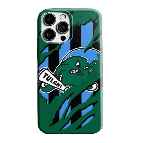 tulane green wave claw scar green black phone case best selling