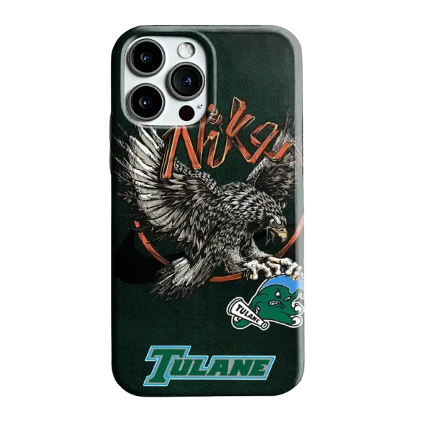 tulane green wave eagle soar green phone case best selling