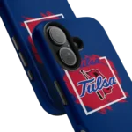 tulsa-golden-hurricane-brush-square-blue-phone-case-best-selling.webp