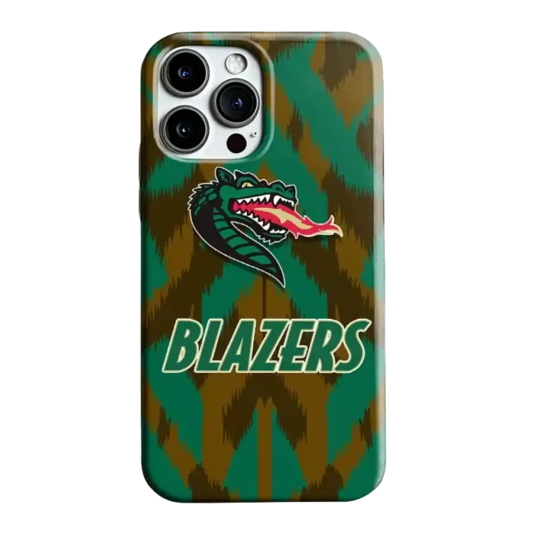 uab blazers chevron zigzag green phone case best selling