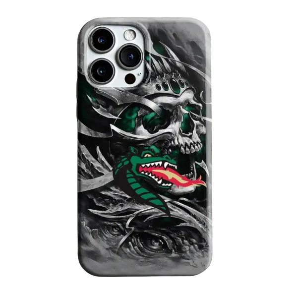 uab blazers skull blades green gray phone case best selling