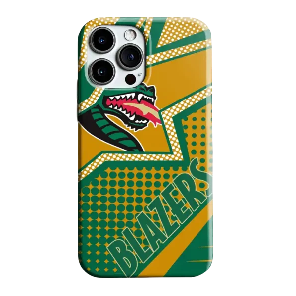 uab blazers star outline green phone case best selling