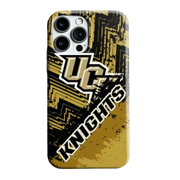 ucf knights abstract zigzag gold phone case best selling