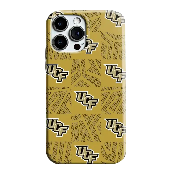 ucf knights chevron squares gold phone case best selling