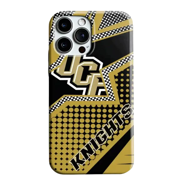 ucf knights star outline gold phone case best selling