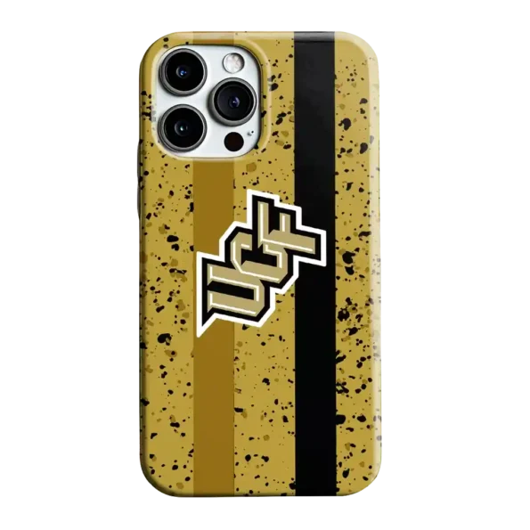 ucf knights textured stripe gold phone case best selling