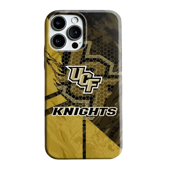 ucf knights web overlay gold phone case best selling