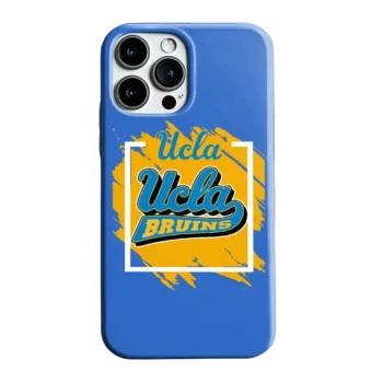 UCLA Bruins Brush Square Blue Phone Case