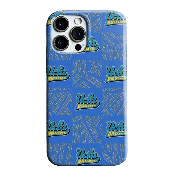 ucla bruins chevron squares blue phone case best selling