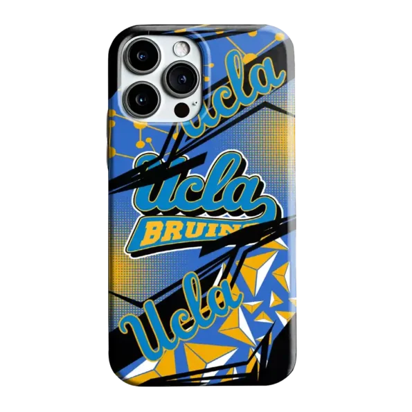 ucla bruins jagged flash blue black phone case best selling