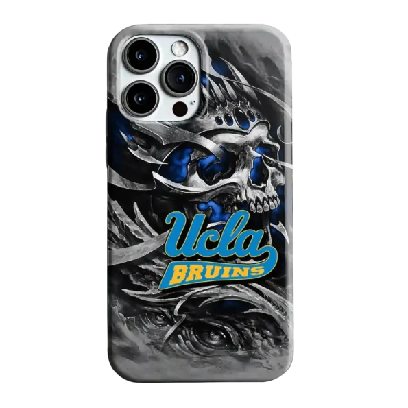 ucla bruins skull blades blue gray phone case best selling