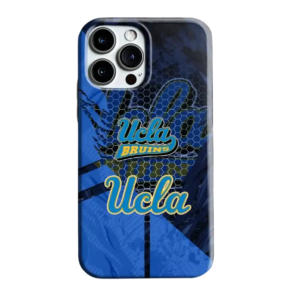ucla bruins web overlay blue phone case best selling
