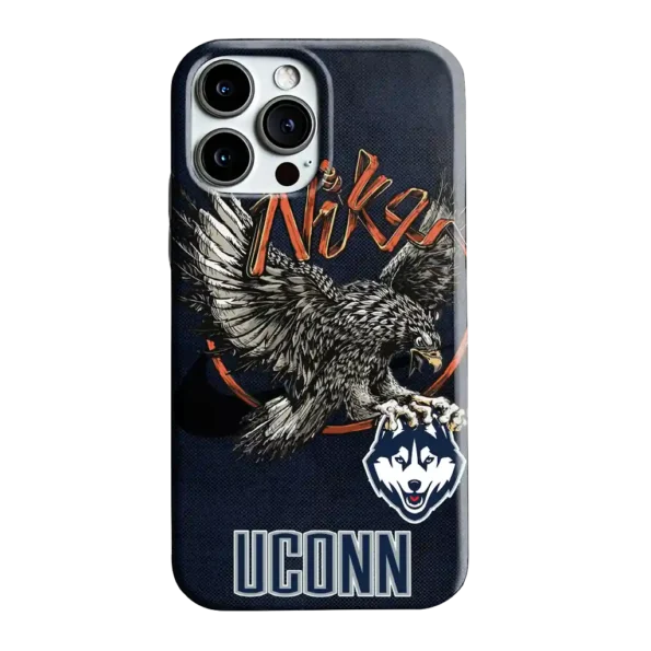 uconn huskies eagle soar blue phone case best selling