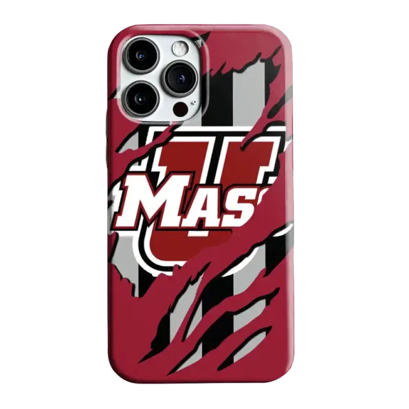 umass minutemen claw scar red black phone case best selling