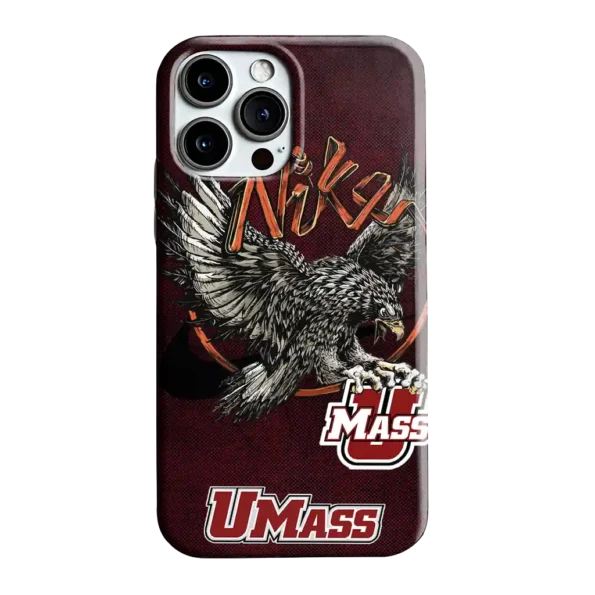 umass minutemen eagle soar red phone case best selling