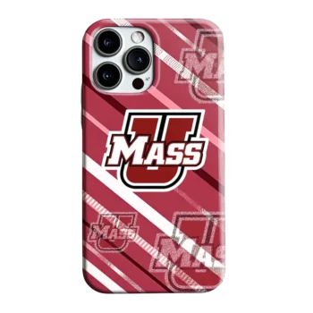 UMass Minutemen Linear Stripes Red Phone Case