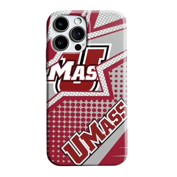 umass minutemen star outline red phone case best selling