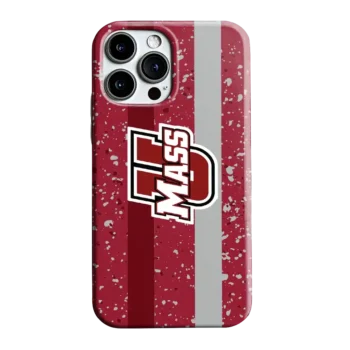 UMass Minutemen Textured Stripe Red Phone Case