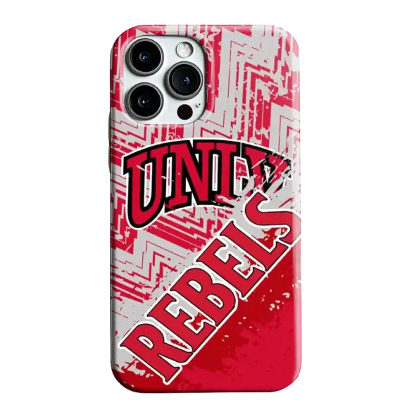 unlv rebels abstract zigzag red phone case best selling