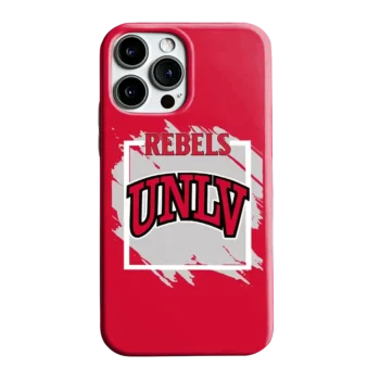 UNLV Rebels Brush Square Red Phone Case
