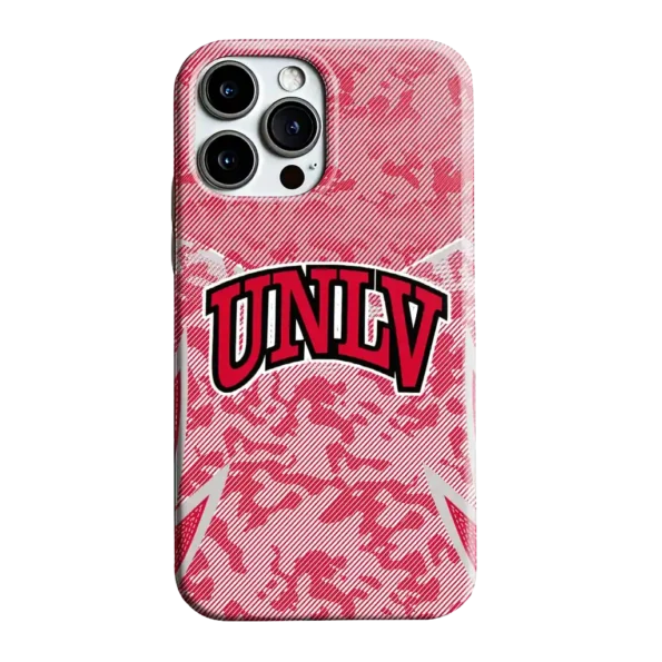 unlv rebels striped overlay red phone case best selling